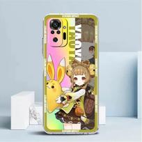 Genshin Impact Dottore Angle Eyes Laser Clear dėklas, skirtas Xiaomi Redmi Note 10 11 Pro 9 9T 9A 9S 8 10C 9C 7 8T K40 tpu telefono dangtelis Redmi Note 12