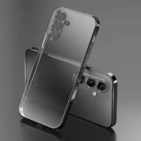 Prabangus dengiamas dėklas, skirtas Samsung Galaxy A34 A54 A14 A24 A13 A23 A33 A53 A52 A32 4G A52S 5G A72 A12 permatomas dangtelis A 54 34 14 A54 5G juoda