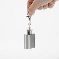 Kapsulė iš nerūdijančio plieno 1oz Mini gėrimų buteliukas Gėrimų reikmenys Metalas vestuvėms cylinder black