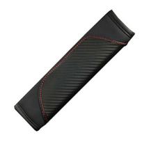 Dirbtinės odos automobilio dangtis saugos diržo juostos tvirtinimo elementas SUV Elegant Universal Truck Auto juoda