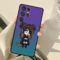 Gacha Life žaidimo telefono dėklas, skirtas Samsung Galaxy S20 FE S21 FE S22 Ultra Note20 Note10 S8 S9 S10 Plus dangtelis Note 20 Ultra gray