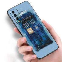 „Tardis Box Doctor Who Van Gogh“ dėklas, skirtas Xiaomi Redmi Note 11 10 9 8 Pro 11T 10T 10S 9S 8T 9 9A 9C 9T juodas viršelis Coque Funda Redmi 8