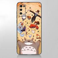 Anime Studio Ghibli Totoro dėklas Samsung Galaxy A12 A02S A22 A32 A52 A72 A71 A51 A41 A31 A21 A11 A50 A70 A10 A20S juodas dangtelis Samsung A02