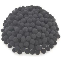 150vnt/100vnt 10/15mm pomponai pomponų siuvimas pliušinis rutulys pasidaryk pats rankų darbo medžiaga pūkuotas vestuvių dekoras amatų priedai Papuošalai Minkšti vaikų žaislų priedai 10mm  150Pcs juoda