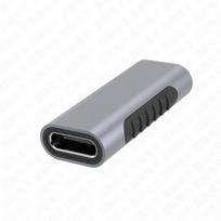 Moteriškas ir moteriškas USB C jungties adapteris USB-C jungtis USB tipo C adapteris Telefonas / planšetiniai kompiuteriai / nešiojamieji kompiuteriai pilka