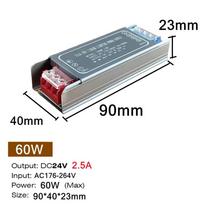 DC 12V 24V perjungimo maitinimo šaltinis AC176-264V nutildytas apšvietimas transformatoriai 60W 100W 200W 300W 400W LED šviesos tvarkyklės maitinimo adapteris 24V 60W