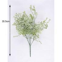 1pcs Artificial Hairy Fake Grass Eucalyptus Green Plant Potted Decoration Green Leaves Small Grass Home Decoration Flower