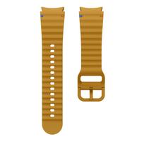 Watchstrap for Samsung Galaxy Watch 7 40mm 44mm Official Yellow Smart Wavy Silicone Bracelet for Galaxy Watch FE 4 5 6 Band Galaxy Watch 7 40mm
