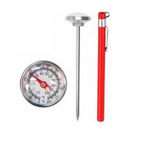 Food Thermometer 210°F 100°C Coffee Milk Length 12.5cm gray