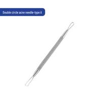 Stainless Steel Double-Headed Acne Extractor & Blackhead Remover Tool 11cm
