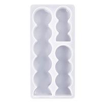 3-in-1 Ilgos žvakių formos Apvalios/Banguotos/Širdelės žvakių formos žvakių, muilo gamybai, „pasidaryk pats“ amatams 2