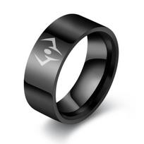 Anime Jujutsu Kaisen Žiedai Ryōmen Sukuna Cosplay Juodas Mirusiojo Akies Unisex Žiedas Rekvizitas Papuošalai Dovana Nerūdijančio plieno Aksesuarai 8 juoda