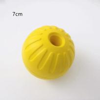 7/9cm Nesunaikinamas Kietas Gumos Kamuolys Augintinio Šuns Dresūra Kramtomasis Žaislas Mėtymui Šuns Žaislai Mažiems Vidutiniams Dideliems Šunims Interaktyvus Small ball hollow,7cm