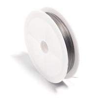 Nerūdijančio plieno vielos vėrinys „pasidaryk pats“ karoliukų vėrimui ir papuošalų priedams 0.6mm Thick, 20m Roll
