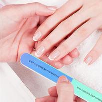 Colorful Multiple Side Nail Art Manicure Pedicure Tool Sanding Sponge Files Buffer Polisher pink
