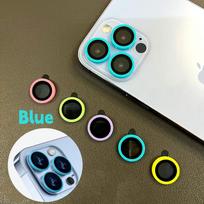Šviečiantis objektyvo apsauginis stiklas, skirtas iPhone 15/16 Pro Max ip11, Fluorescentinis kameros stiklas, apsauginis, skirtas iPhone 1514 13 15pro 13mini 14 Plus, Plėvelė For iPhone 15ProMax mėlyna