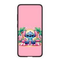 Telefono dėklas Samsung Galaxy S25 S24 S23 iPhone 16 15 Xiaomi Redmi Note 14 13 12 16E 12C X 11 Pro Max OPPO Moto Huawei Mėlyni Komiksai Lilo Stitch Dangtelis for Samsung Galaxy S25 Pro rausvai ruda