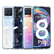 On Realme 8 7 6 Pro Cases for Realme C21 Realme 7i Realme-8-Pro 7 5G Clear Phone Case Silicone Shockproof Case Real Mi C 21 8Pro realme c21 gryna