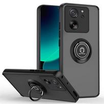 Magnet Ring Matte Case For Xiaomi Mi 13T 12T 11T 13 12 12X 12S 9T 10T 10 Pro 14 11 Ultra Lite 5G Ne Shock Proof Cover Funda Mi 12T juoda