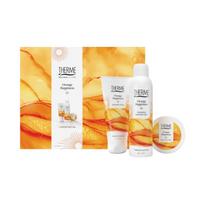 Therme Orange Happiness Kit (Shower Satin 200ml + Body Butter 100g + Foaming Shower Gel 200ml)