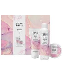 Therme Mindful Blossom Kit (Shower Satin 200ml + Body Butter 100g + Foaming Shower Gel 200ml)