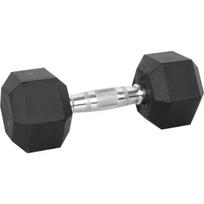 Šešiakampis hantelis inSPORTline Hexsteel 15 kg