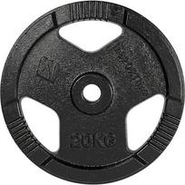 Ketaus svorio diskas inSPORTline Hamerton Black 20 kg, 30 mm