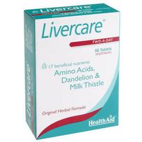 HealthAid Livercare Two-A-Day Amino Acids Artichoke Dandelion & Milk Thistle 60tab