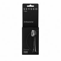 SEYSSO Carbon Range Antibacterial Charcoal Brush Heads 2pcs