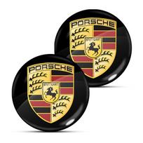 Automobilio užrakto raktų skylutės lipdukai Durų užrakto apsauginiai lipdukai Automobilio stilius Porsche Cayenne Panamera Macan Boxster 911 928 944 918 917 2Pcs