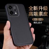 Dėklai Oppo K13 Turbo Pro Anglies pluošto PU odos smūgiams atsparus dangtelis Reno 14 13 11 Pro A5 5G Apsauginis minkštas dėklas bamperis Oppo K13 Turbo Pro juoda