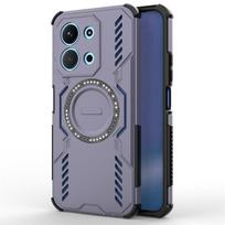 Dėklas Xiaomi Poco C85 Dėl Poco C85 4G Atsparus smūgiams Magnetinis Adsorbcijos Belaidžio Įkrovimo Galinis Dangtelis Dėl Poco C85 Dėklas 6.9 colio Poco C85 171.6mm violetinė