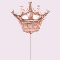 Rožinės karūnos balionų blizgučių balionų rinkinys folijos balionai mergaičių gimtadienio vakarėliui Baby Shower Vestuvių vakarėlio dekoravimas 1crown balloon