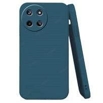 For Cover OPPO Realme 11 Case For OPPO Realme 11 Capas Phone Back Liquid Silicone Shockproof TPU Soft Cover Realme 11 4G Fundas Realme 11 4G mėlyna