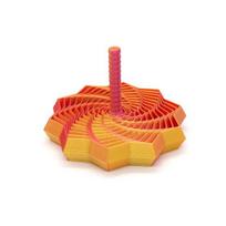 Išplečiama sensorinė žaisliukų žvaigždė 3D spausdintas fraktalinis žaislas streso malšinimui Besisukantis spiralės dizainas Žaisliukas su rankenėle nerimo malšinimui Raminantis Small