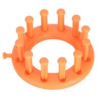 Round Knitting Loom Kit Plastic Kids Small Wool Hat Weaving Machine with Crochet Needle