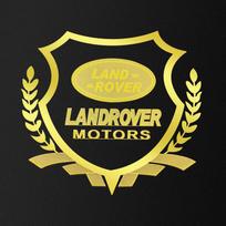 1 vnt. Automobilio kėbulo 3D lipdukai Kviečių varpų emblema Auto dekoracija Land Rover Range Rover Defender Freelander Discovery 1 2 3 Evoque Rover L322 L405 auksas