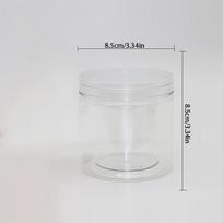1 vnt. skaidrūs plastikiniai laikymo indai su dangteliu, patvarūs, permatomi indai gleivėms, karoliukams, rankdarbiams ir s DIY projektams, organizatorius namams, meno reikmenims skaidri