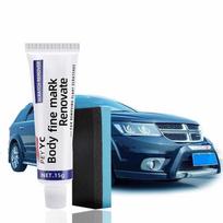 Automobilinių dažų įbrėžimų valiklis, gilių įbrėžimų poliravimo priemonė, automobilio poliravimo vaškas, abrazyvinis poliravimo mišinys dėmėms pašalinti 15ml(with sponge) gray