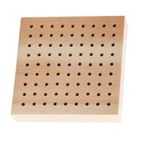 Clay Pottery Drying Stand 81 Holes 61 Holes Square Ceramic Display Stand For Display Clay Pottery Sculpture A