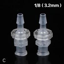 2 vnt. Luer Lock adapteris PP plastikas Oro vožtuvas Vamzdelis Subpakavimo priemonė Jungtis 3.2mm