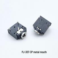 PJ-307 Dvigubo kanalo 3,5 mm garso/ausinių lizdas - Metalinės/plastikinės parinktys