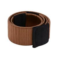 Women Hair Holder Hair Bun Maker Tool Donut Hairstyle Long Snap Clip Girl Hairstyling Tool black
