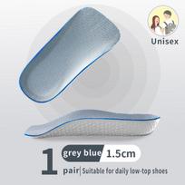 1,5/2,5/3,5 cm arkos atramos aukštį didinantis vidpadis elastingas pakėlimas vyriški ir moteriški vidpadžiai 1.5cm