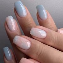 Long Ballerina False Nails Summer Colorful Press on Nails Fashion Fake Nails  Women Girls W998