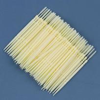 100 PCS Double-Headed Oral Care Brush Pick Interdental Teeth Sticks Cleaning Plastic Floss Toothpick. as the picture
