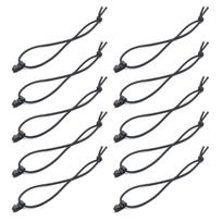Compacts Cord Lock Fastener Elastics Rope Cord Bungees Ties with Plastic Hook Buckles Camping Hiking Fishing Equipment 1