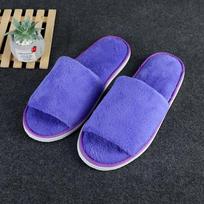 Mens Warm Home Plush Soft Slippers Indoors - Winter Floor Bedroom Shoes 42 violetinė