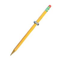 Sriegti pieštukai vaikams sensoriniam palaikymui Pieštukas su slankiąja veržle Tylus sriegtas fidget pieštukas susikaupimui, raminantis 1pc yellow