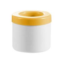 Cylindrical Ice Mold, Squishy Ice Tray, Ice-making Cup, Squishy Cup, Silicone Ice Tray Mold, Silicone Ice Cube Mold, Ice Bucket S: 40 grids geltona